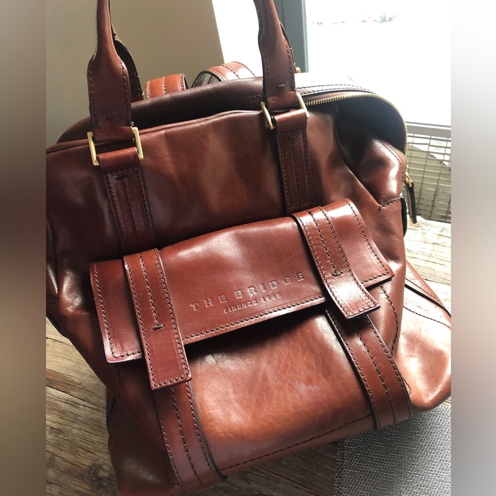 The Bridge leather backpack